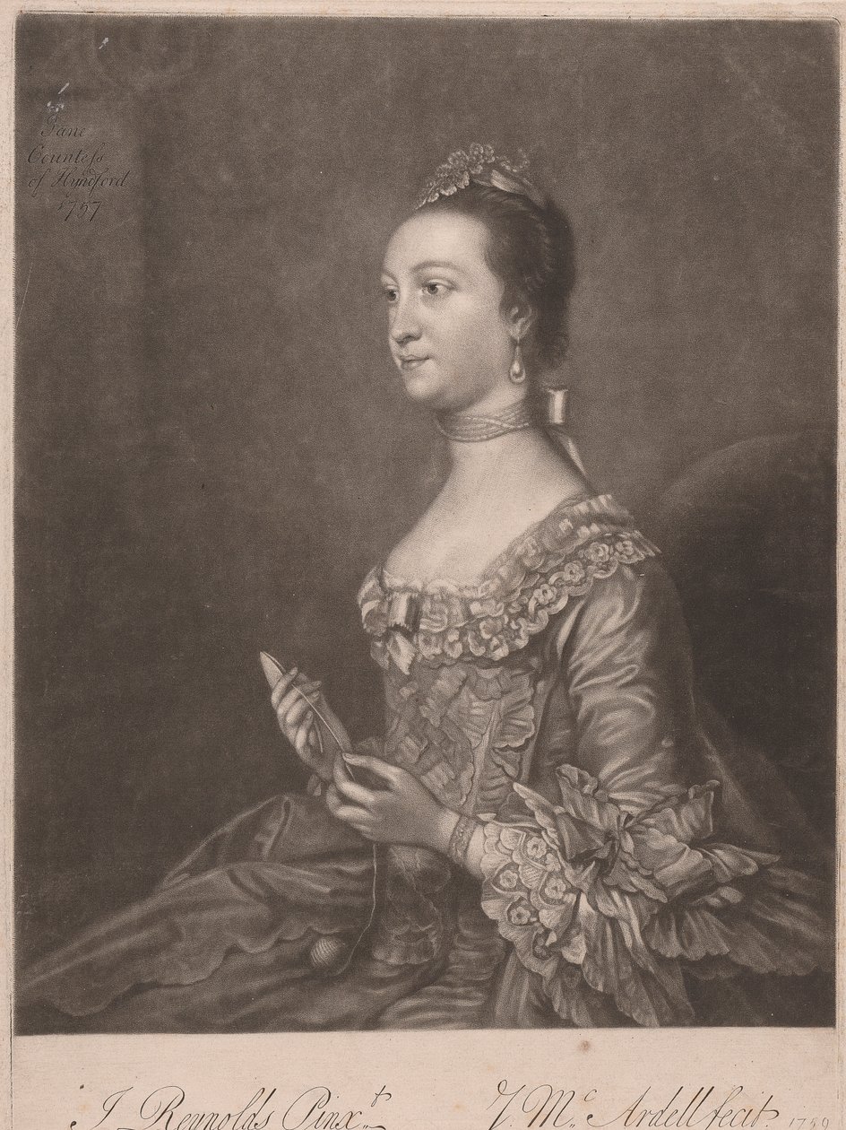 Jane Condesa de Hyndford de James McArdell