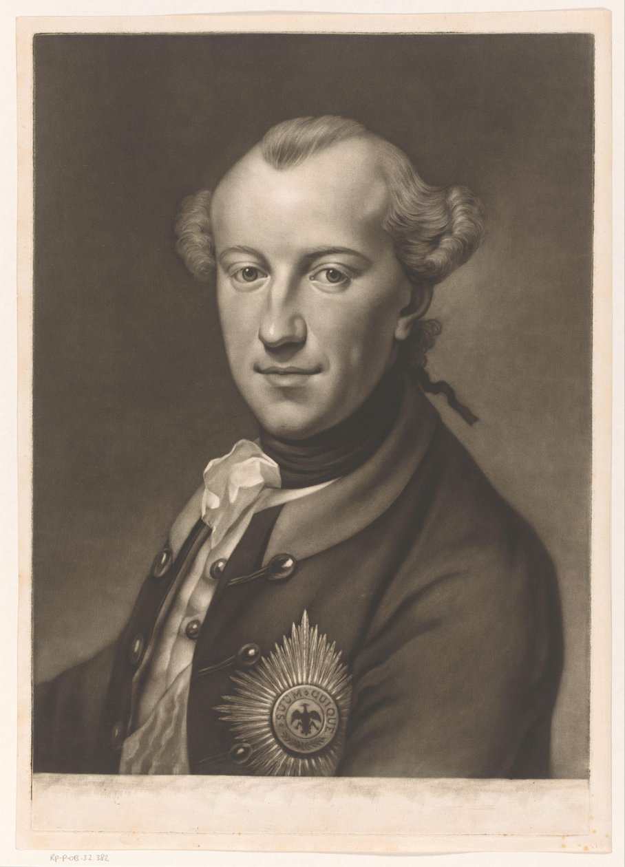 Retrato de Carlos Guillermo Fernando de Brunswick-Wolfenbüttel de James McArdell