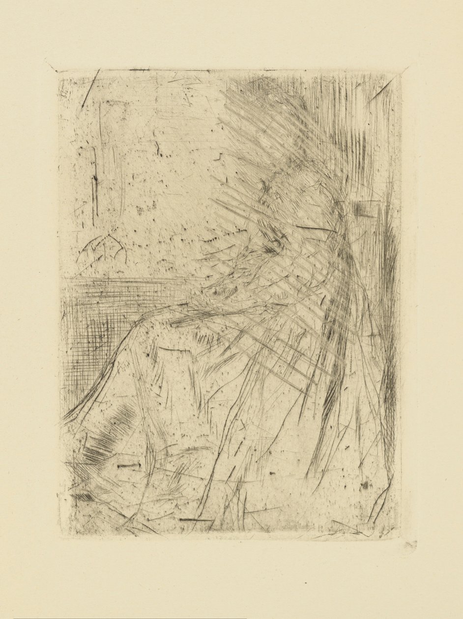 [76] Impresiones de planchas canceladas de Whistler - Maude, Seated. de James Abbott McNeill Whistler