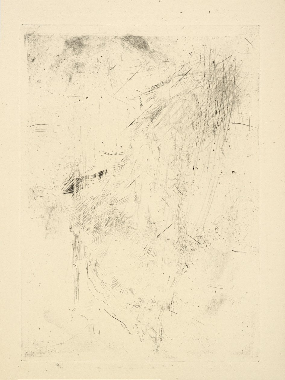 [76] Impresiones de planchas canceladas de Whistler - [¿Figura sentada?] de James Abbott McNeill Whistler