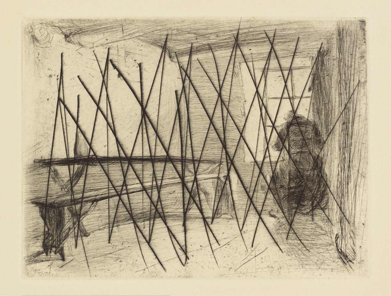 [76] Impresiones de planchas canceladas de Whistler - The Miser. de James Abbott McNeill Whistler