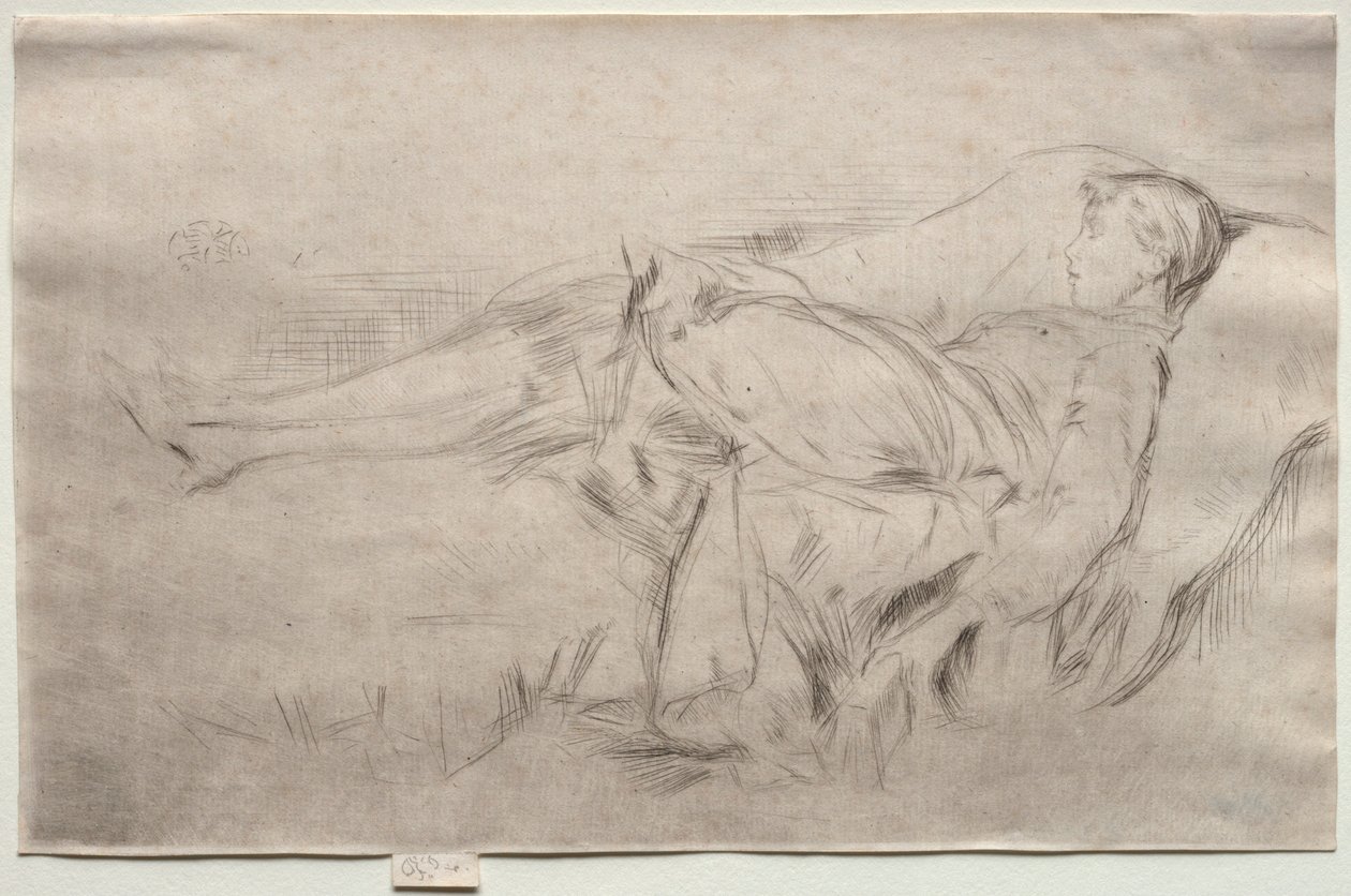 Un niño en el sofá, nº 2 de James McNeill Whistler
