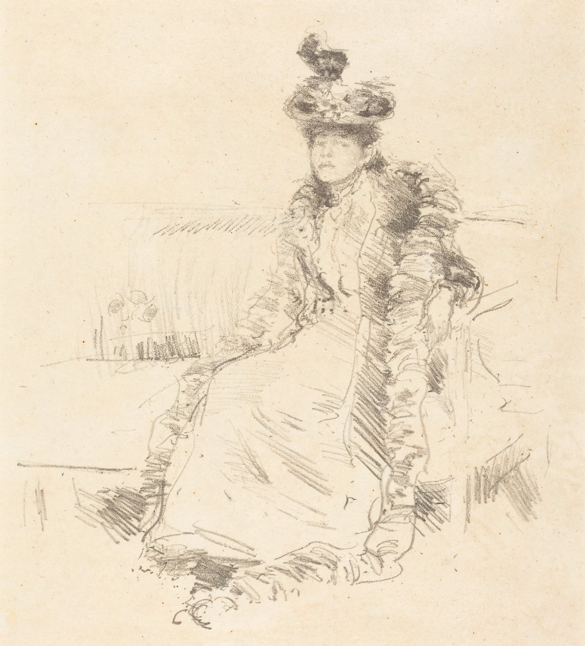 Una dama sentada de James McNeill Whistler