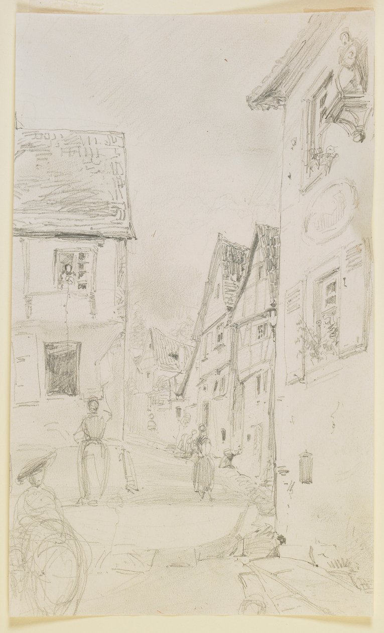 Una escena de calle de James Abbott McNeill Whistler