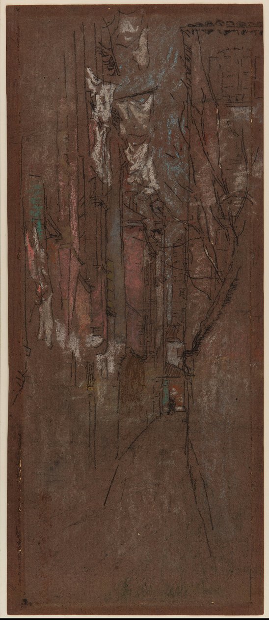 Una calle en Venecia de James Abbott McNeill Whistler