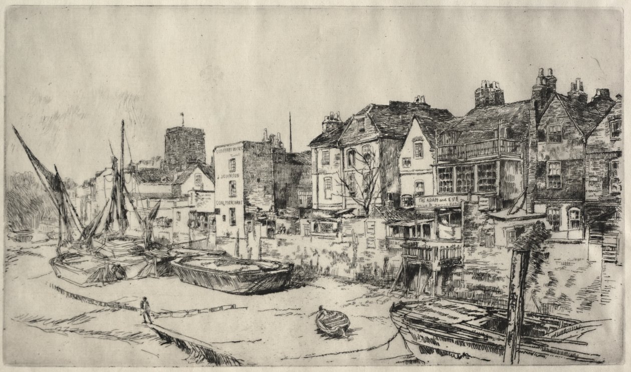 Taberna «Adán y Eva», Old Chelsea de James McNeill Whistler