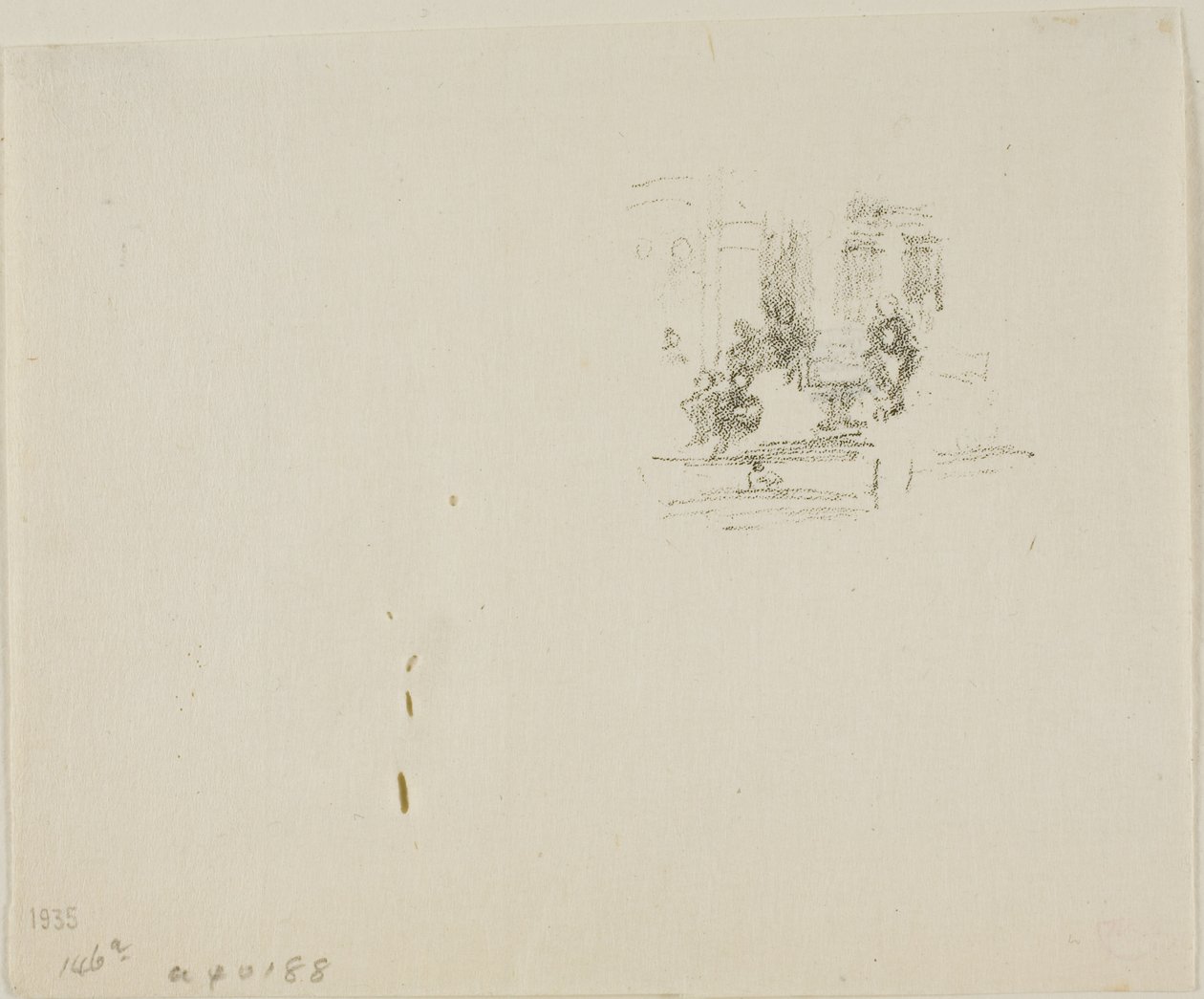 Un interior de James Abbott McNeill Whistler