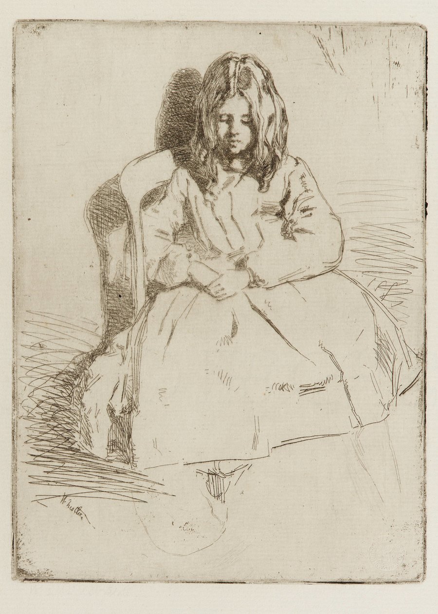 Annie, sentada de James Abbott McNeill Whistler