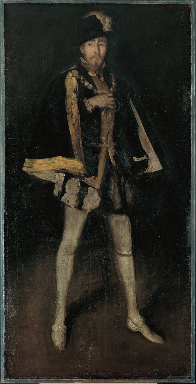 Arreglo en negro, n.º 3: Sir Henry Irving como Felipe II de España de James McNeill Whistler