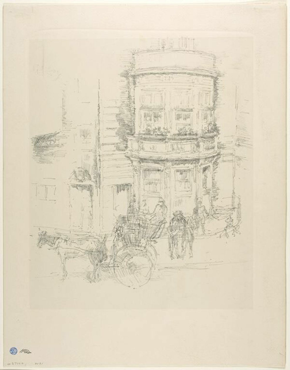 Parte trasera del Gaiety Theatre de James McNeill Whistler