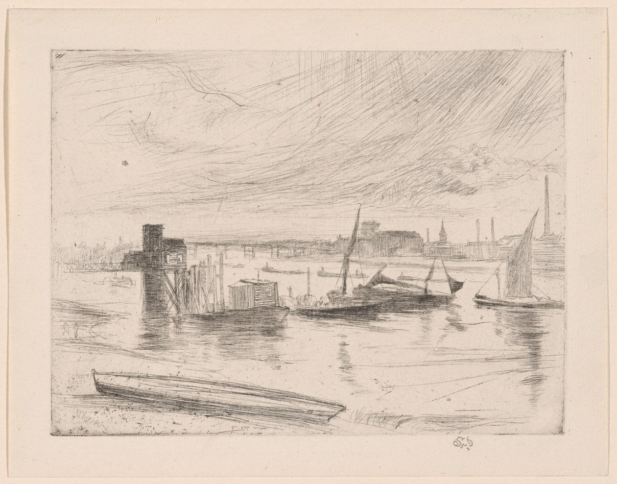 Battersea Dawn (Muelle Cadogan) de James McNeill Whistler