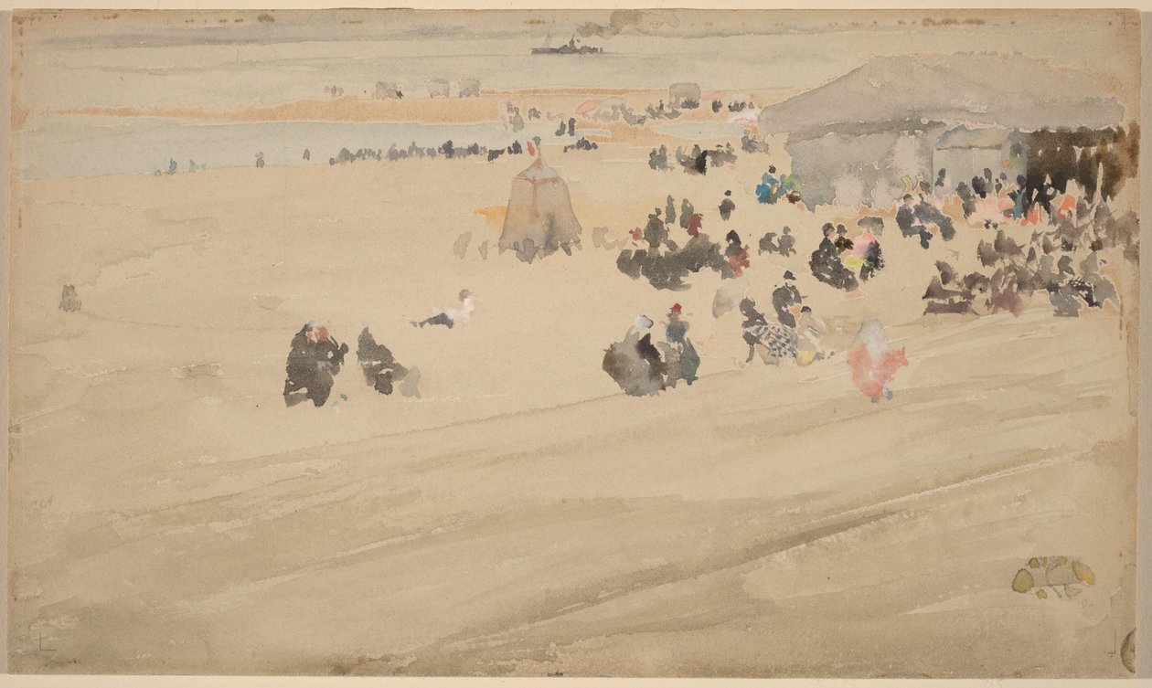 Escena de playa de James McNeill Whistler