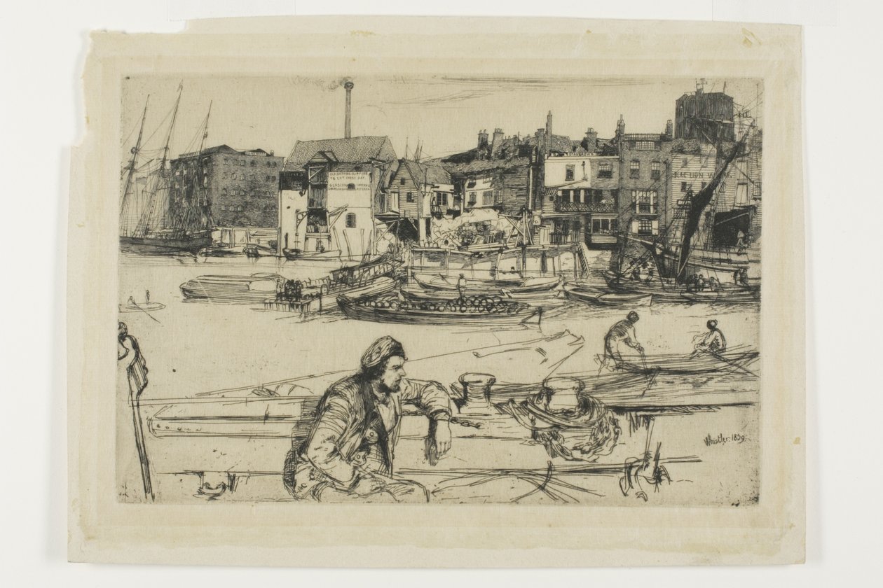 Muelle del León Negro de James Abbott McNeill Whistler