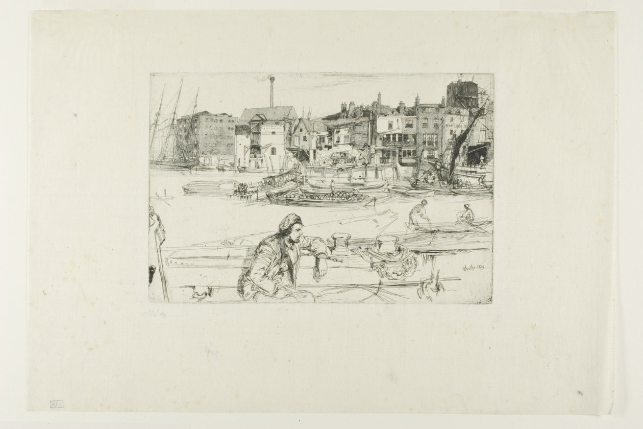 Muelle del León Negro de James McNeill Whistler