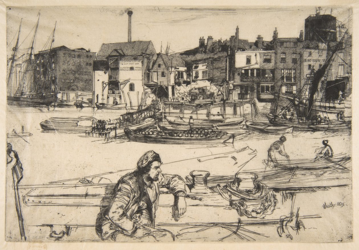 Muelle del León Negro de James McNeill Whistler