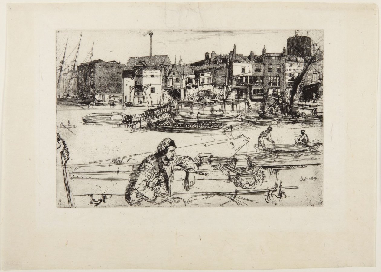 Muelle del León Negro de James McNeill Whistler