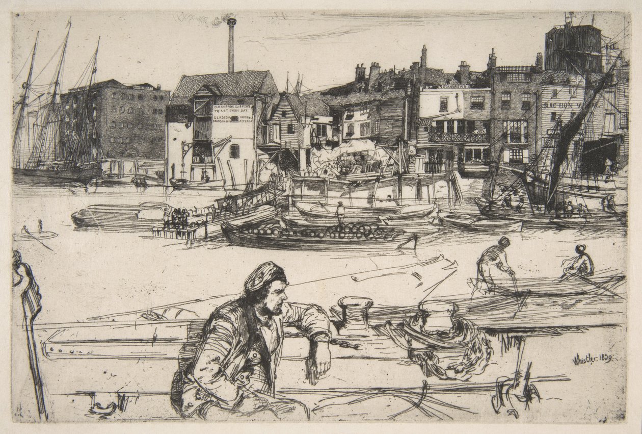 Muelle del León Negro de James McNeill Whistler