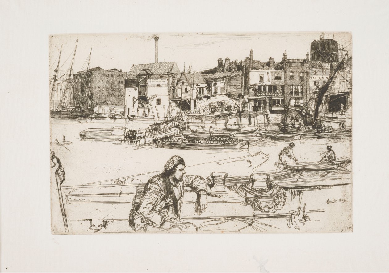 Muelle del León Negro de James McNeill Whistler