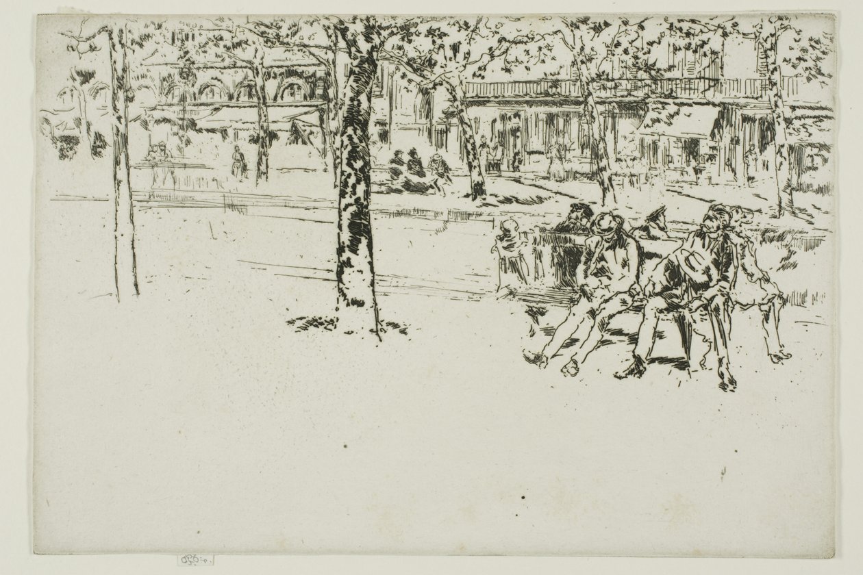 Boulevard Poissonnière, París de James McNeill Whistler