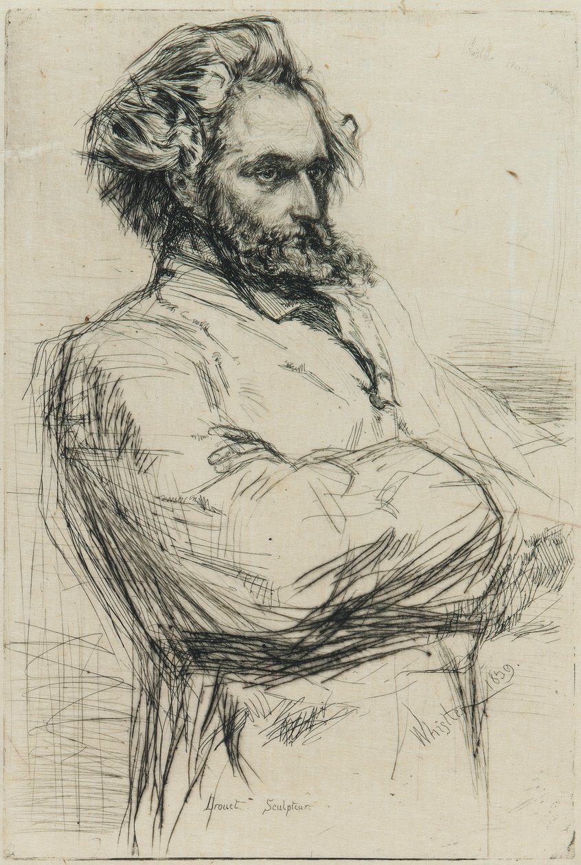 C.L. Drouet, escultor de James Abbott McNeill Whistler