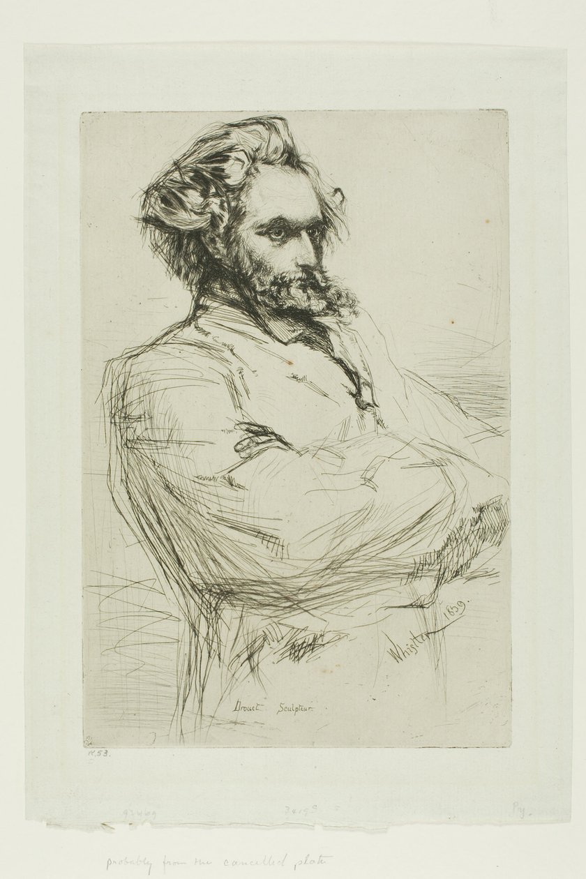 C. L. Drouet, escultor de James Abbott McNeill Whistler