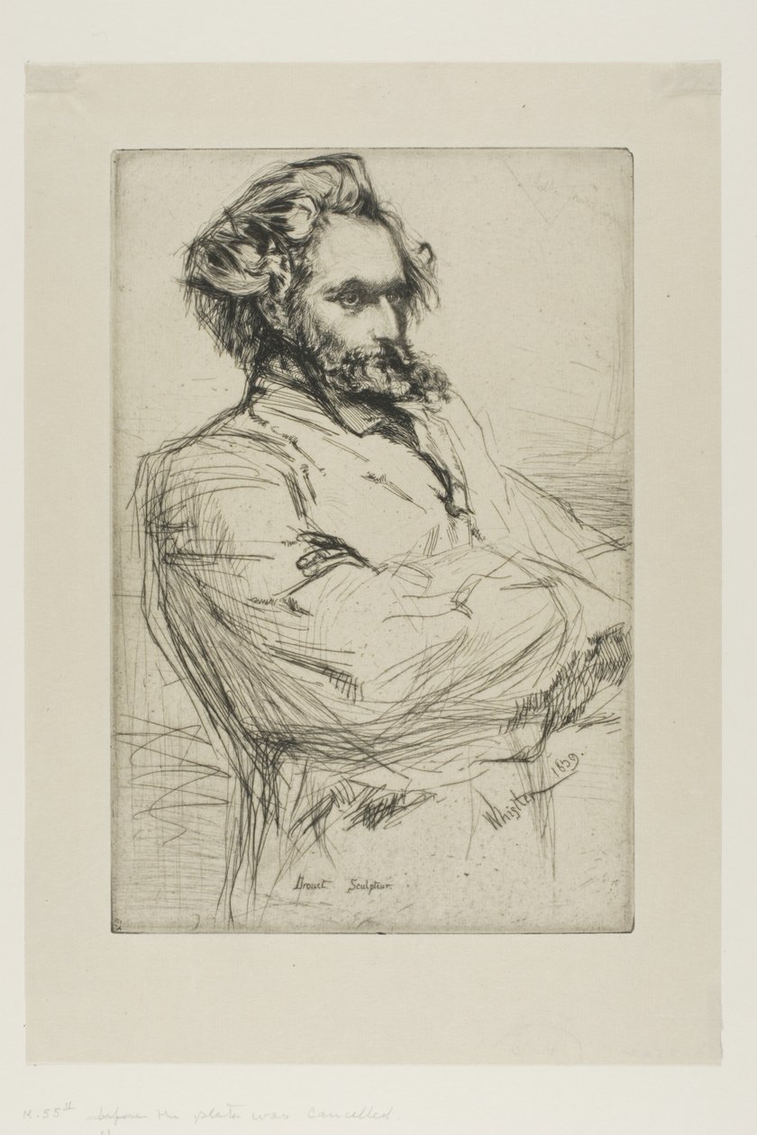 C. L. Drouet, escultor de James Abbott McNeill Whistler