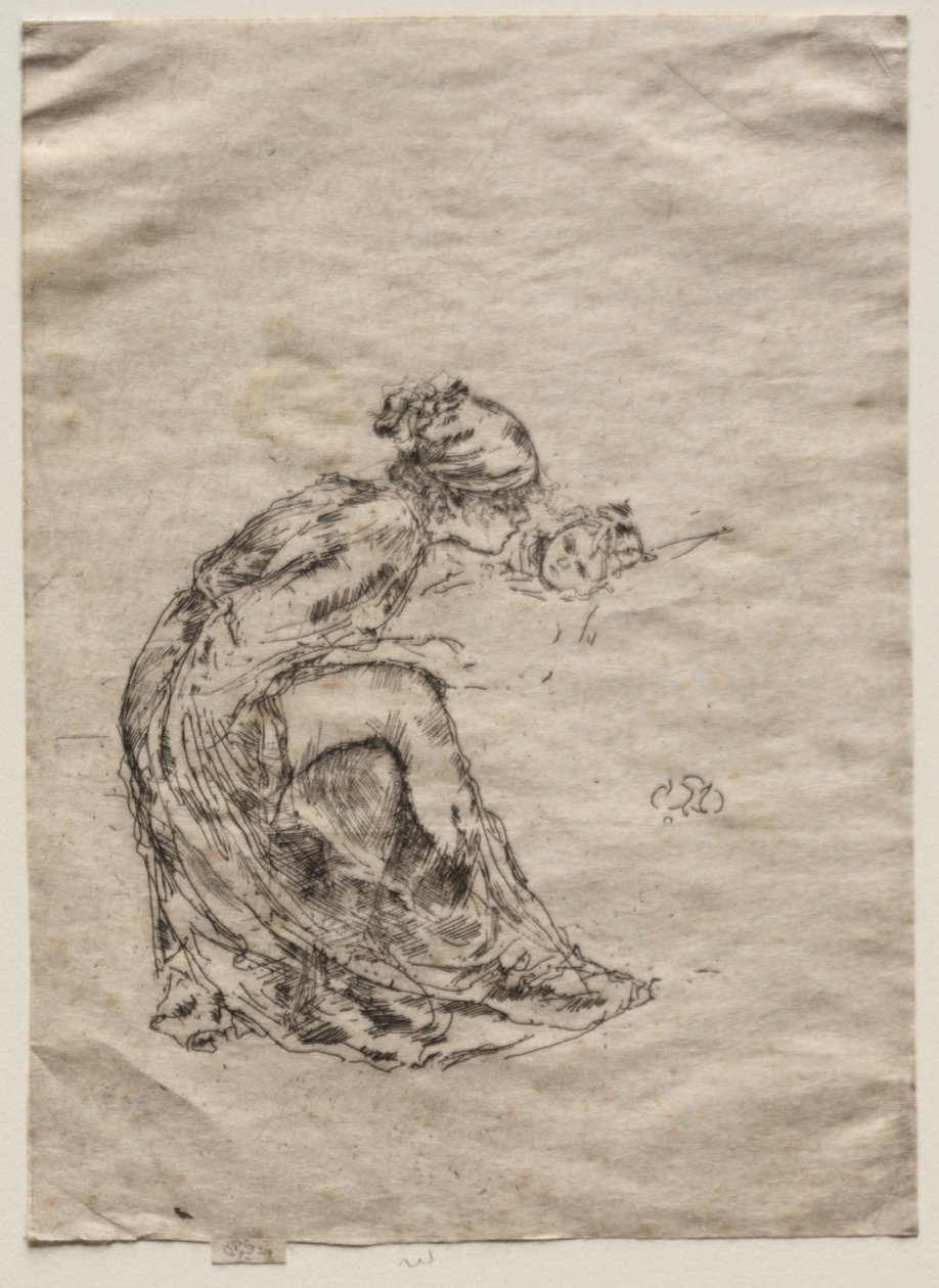 Cameo, n.º 1 (Madre e hijo) de James McNeill Whistler