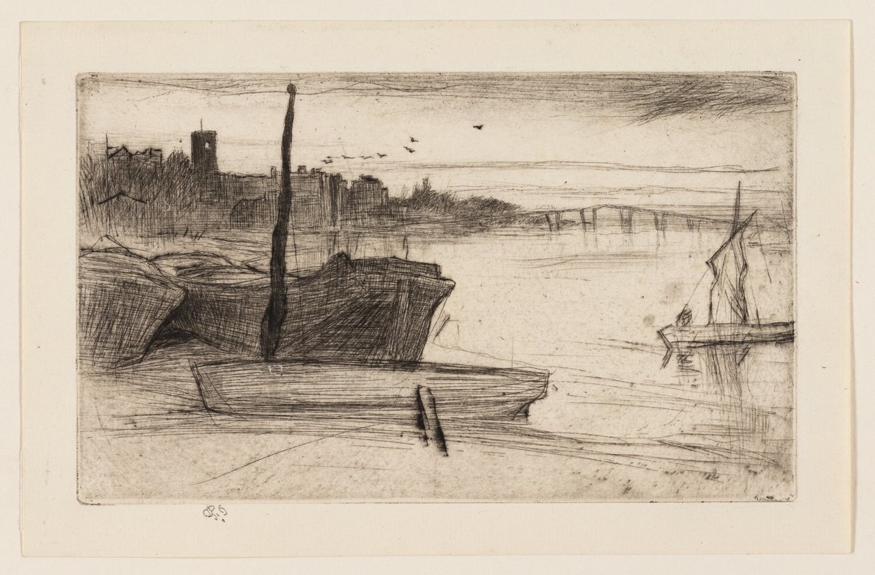 Puente y iglesia de Chelsea de James Abbott McNeill Whistler