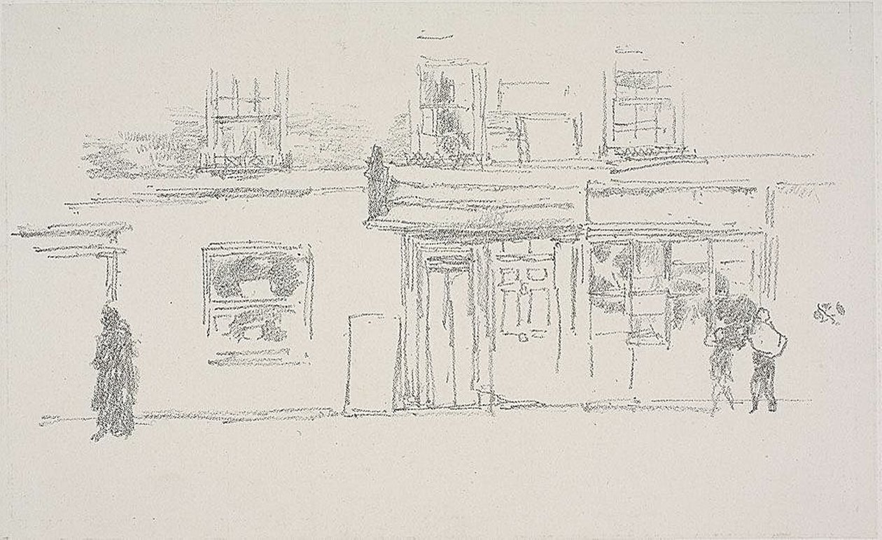 Tiendas de Chelsea de James Abbott McNeill Whistler