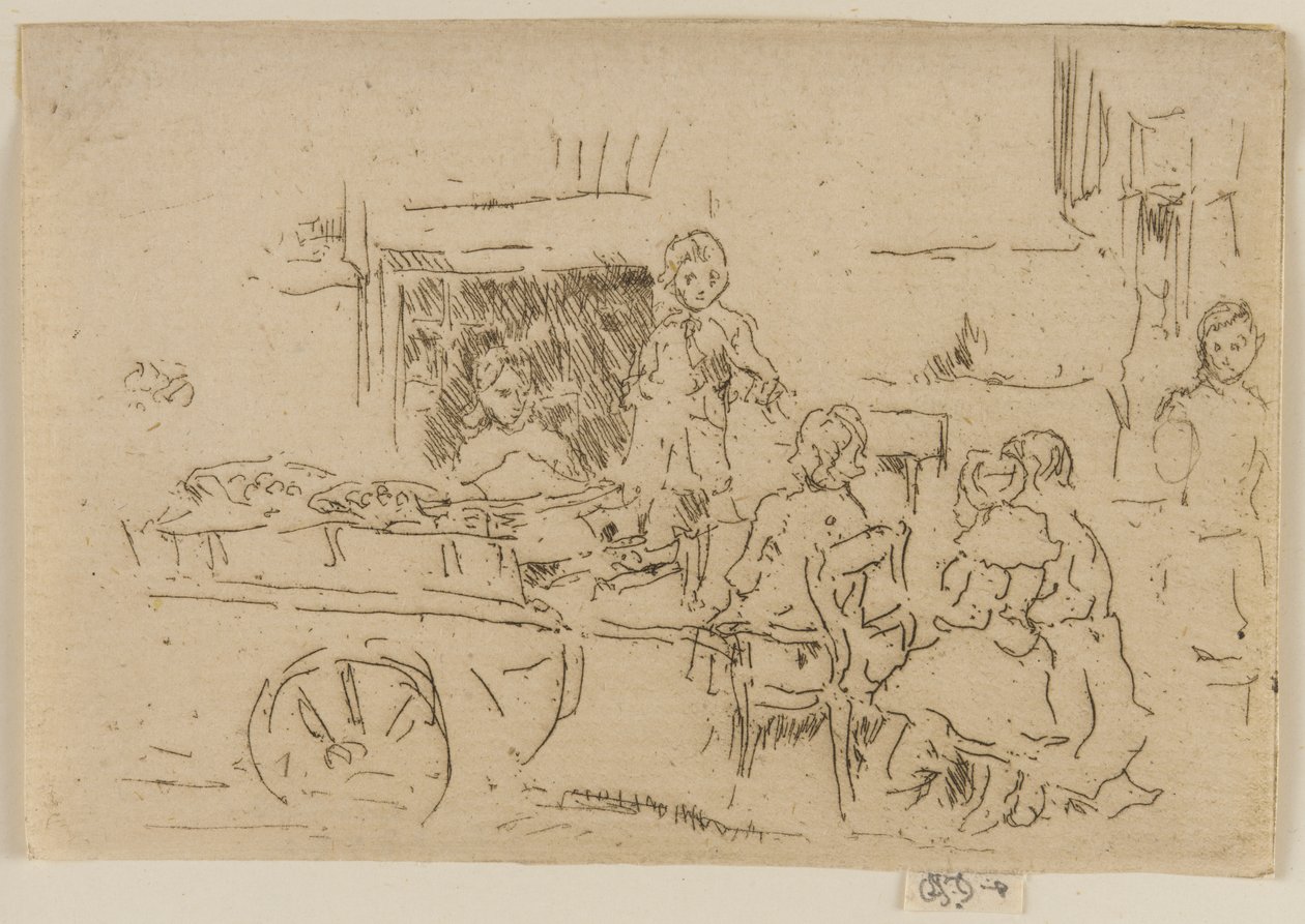 Carretilla de frutas para niños de James Abbott McNeill Whistler