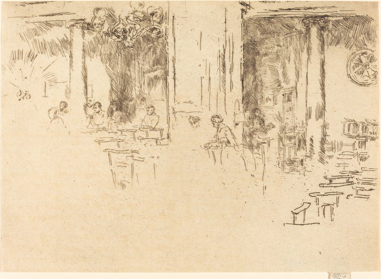Iglesia, Bruselas de James Abbott McNeill Whistler