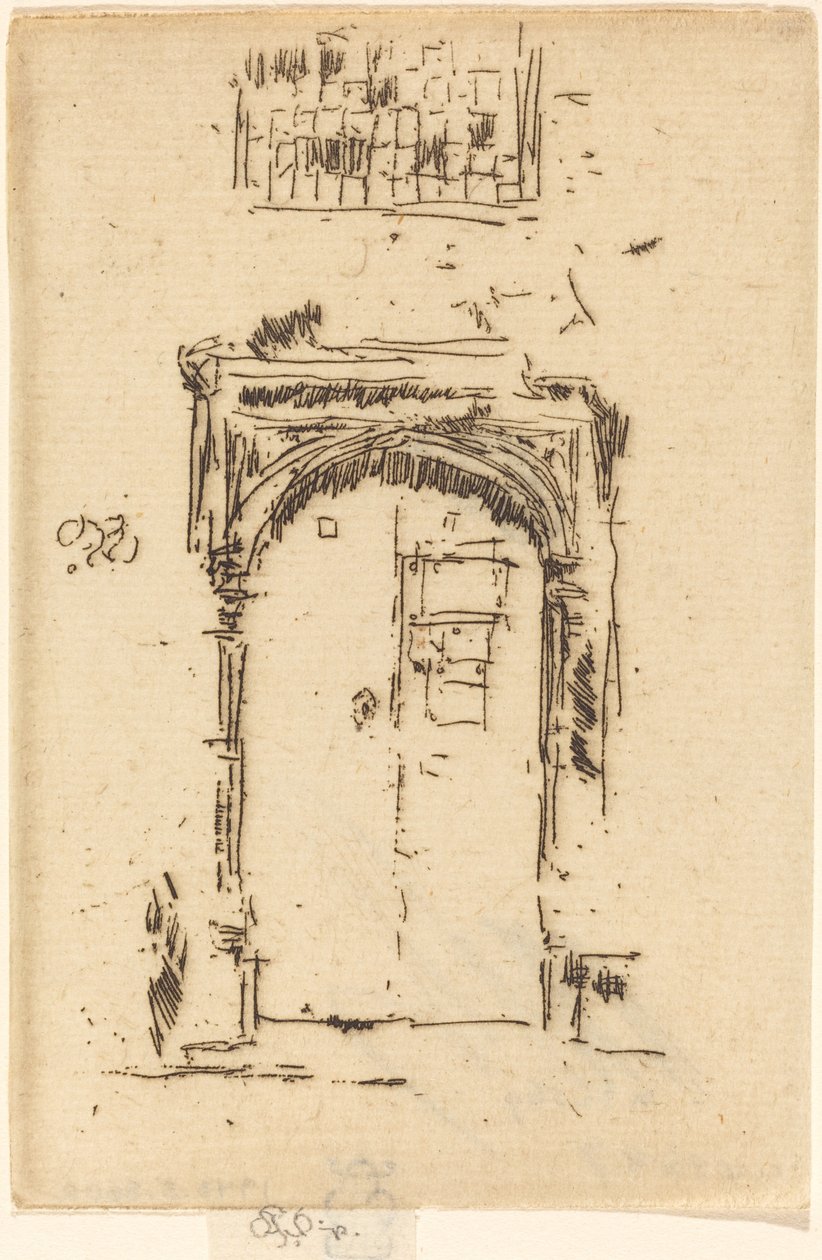 Puerta de la iglesia, Edgemere de James Abbott McNeill Whistler
