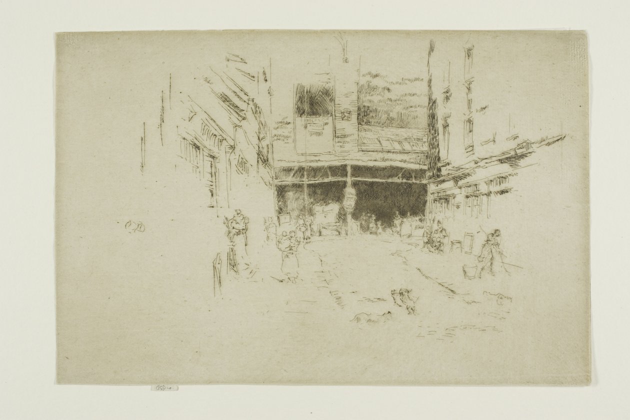 Intercambio de ropa, Houndsditch, No. 1 de James Abbott McNeill Whistler