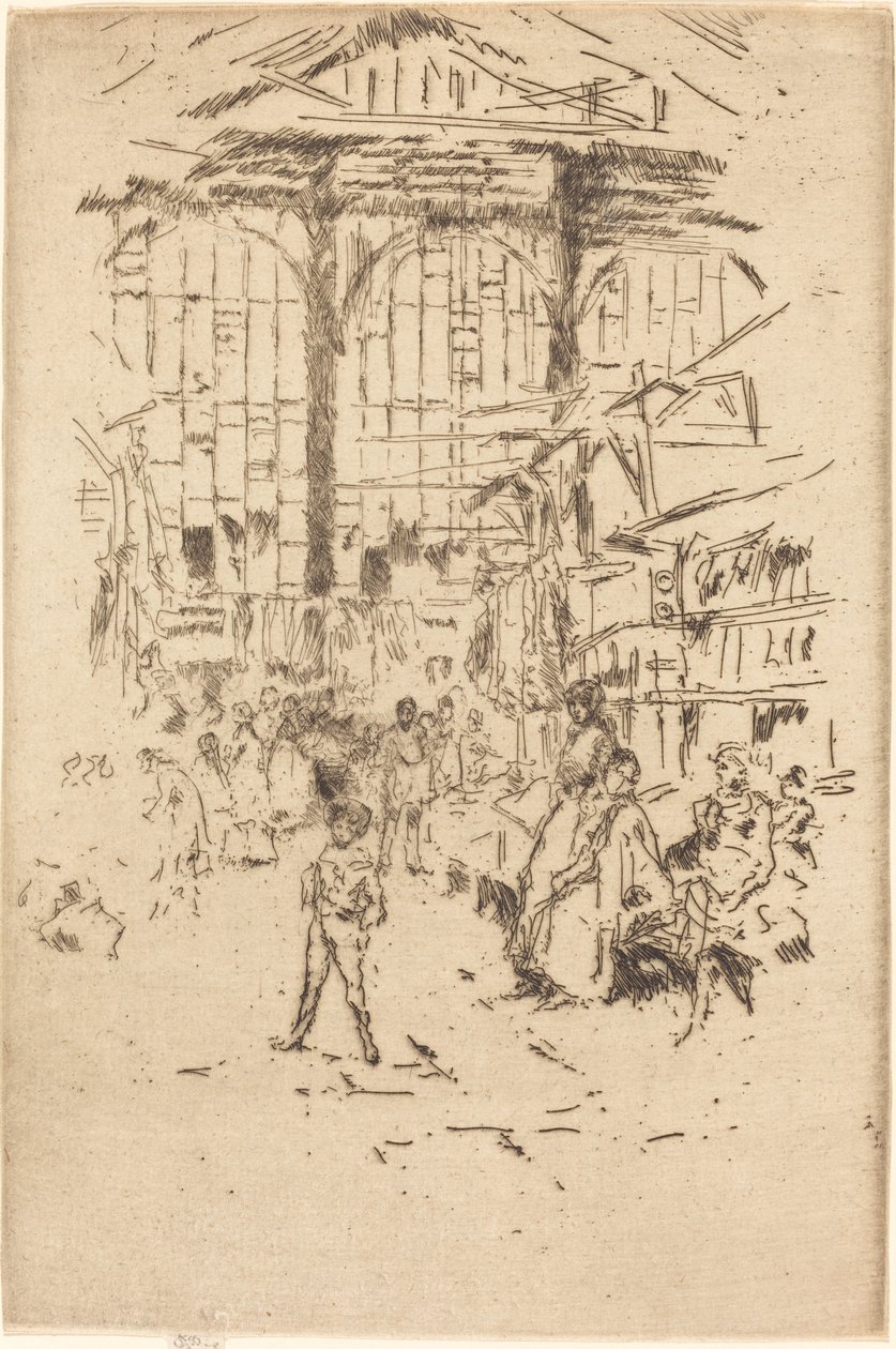 Intercambio de ropa, No.II de James Abbott McNeill Whistler