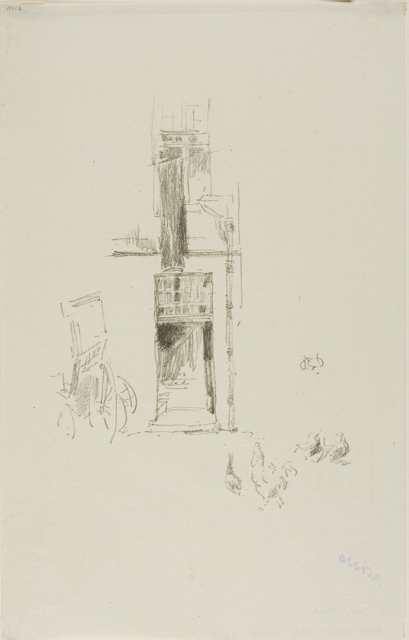 Gallos y gallinas, Hôtel Colbert de James McNeill Whistler