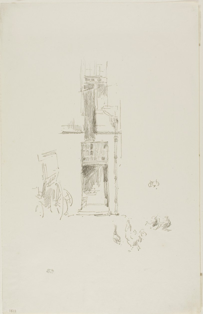 Gallos y gallinas, Hôtel Colbert de James McNeill Whistler