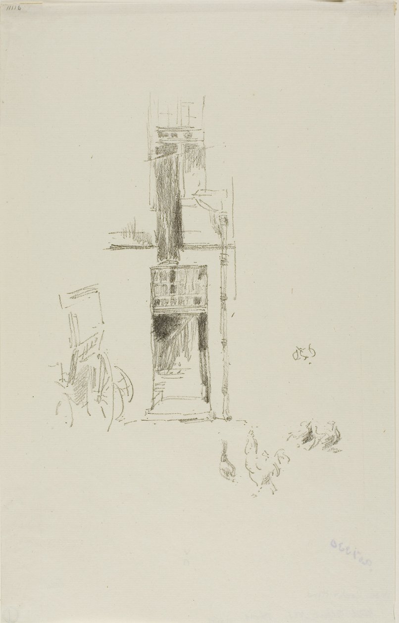 Gallos y gallinas, Hôtel Colbert de James Abbott McNeill Whistler