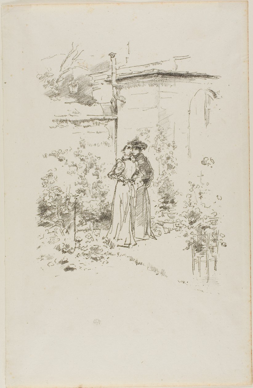 Confidencias en el jardín de James Abbott McNeill Whistler