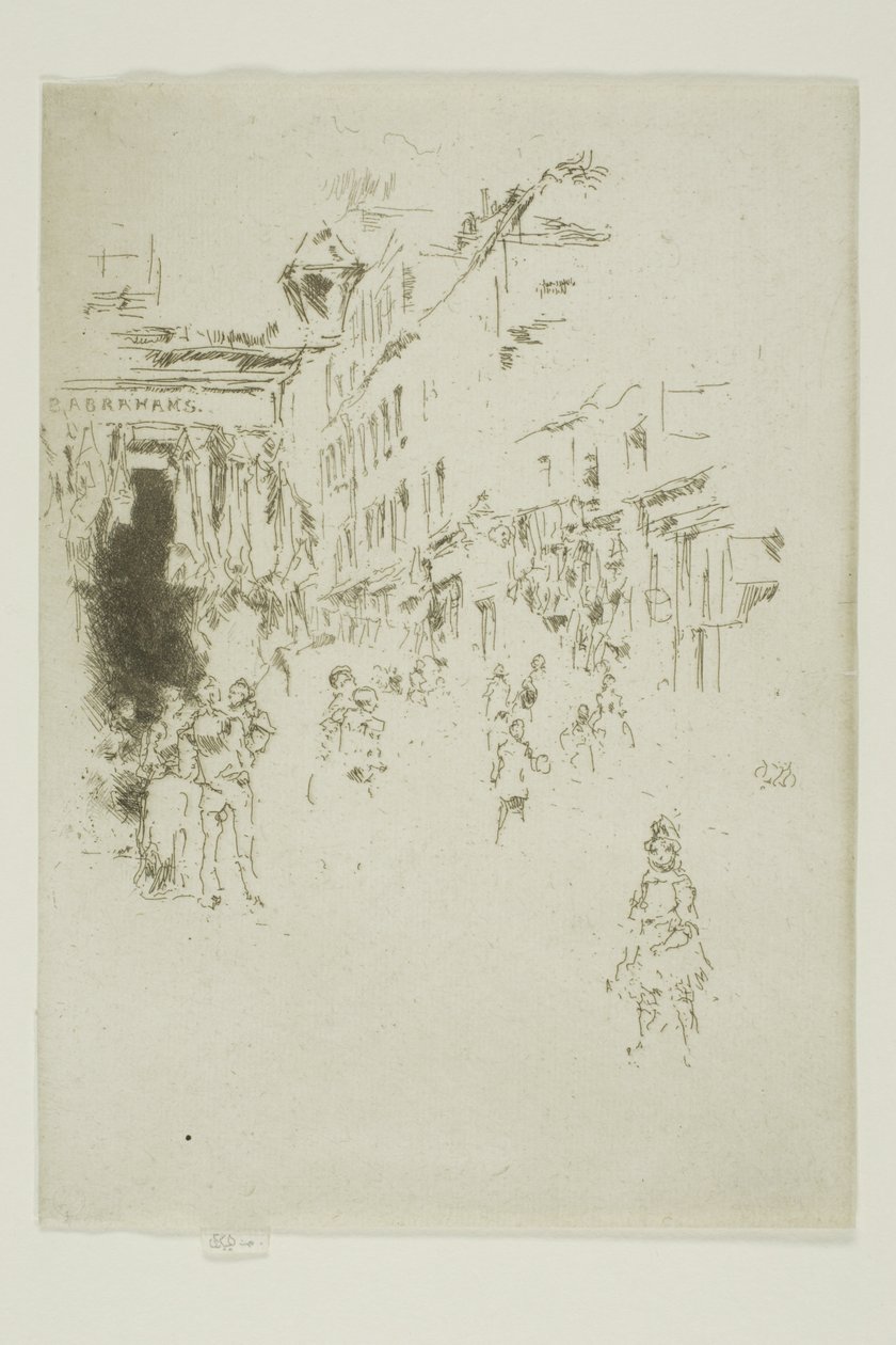 Calle Cutler, Hounsditch de James Abbott McNeill Whistler