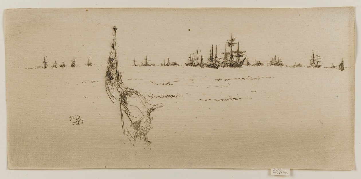Bajando la bandera de James Abbott McNeill Whistler