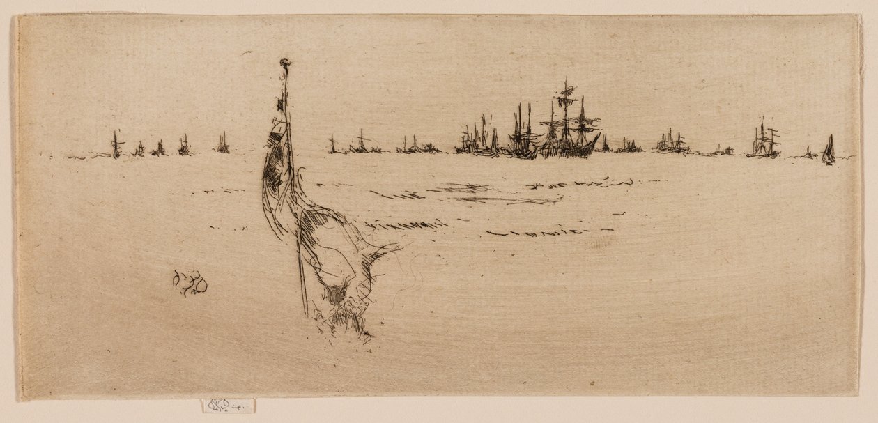 Bajando la bandera de James Abbott McNeill Whistler