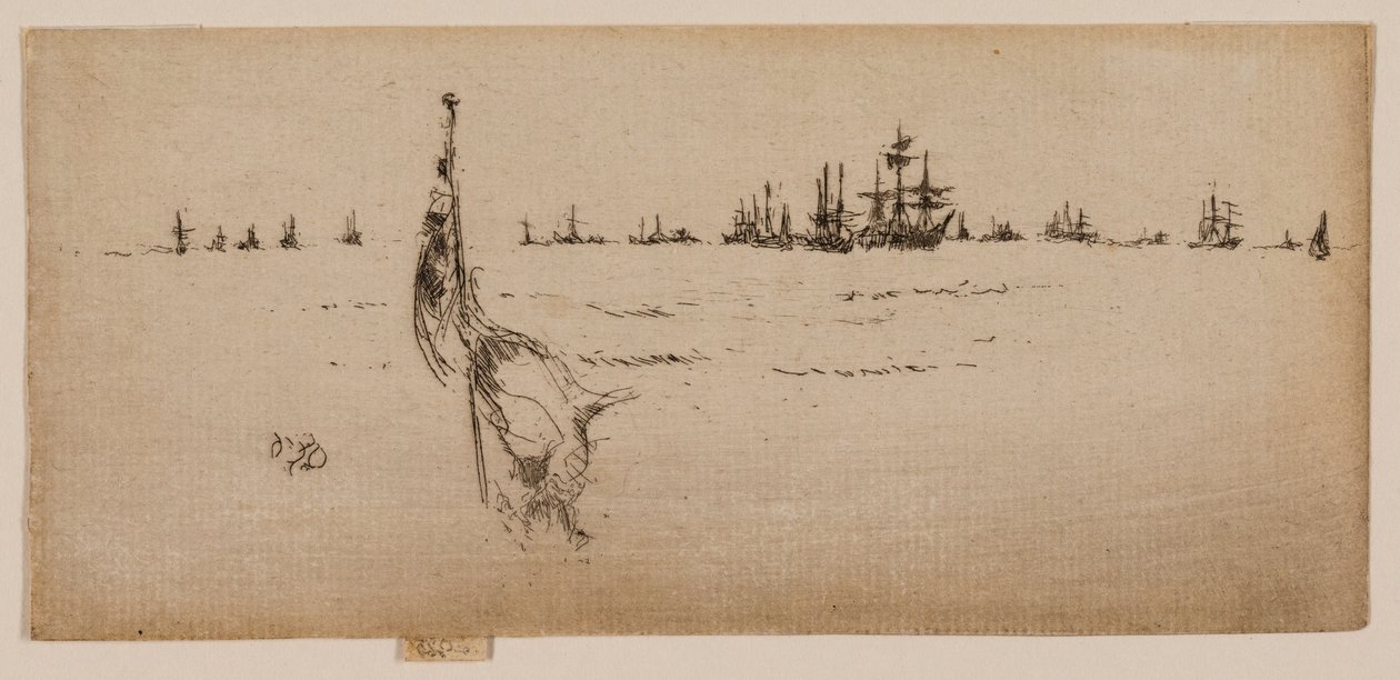 Sumergir la bandera de James McNeill Whistler