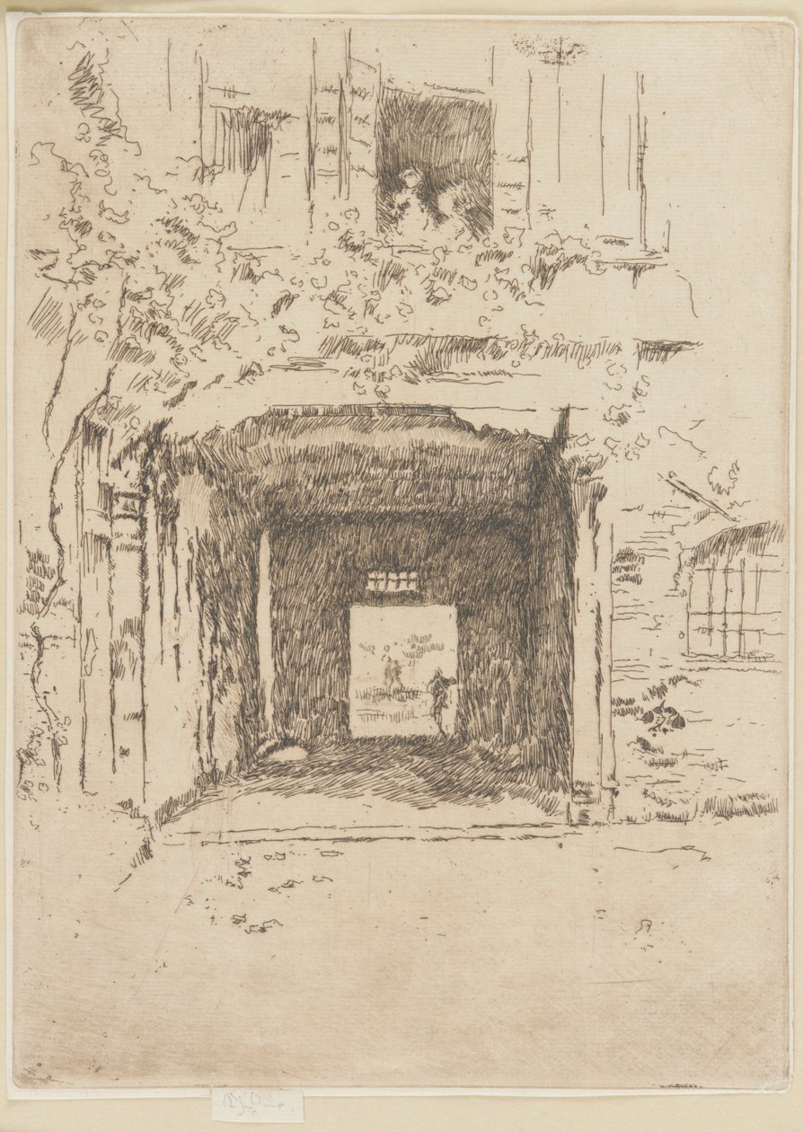 Entrada y vid de James Abbott McNeill Whistler