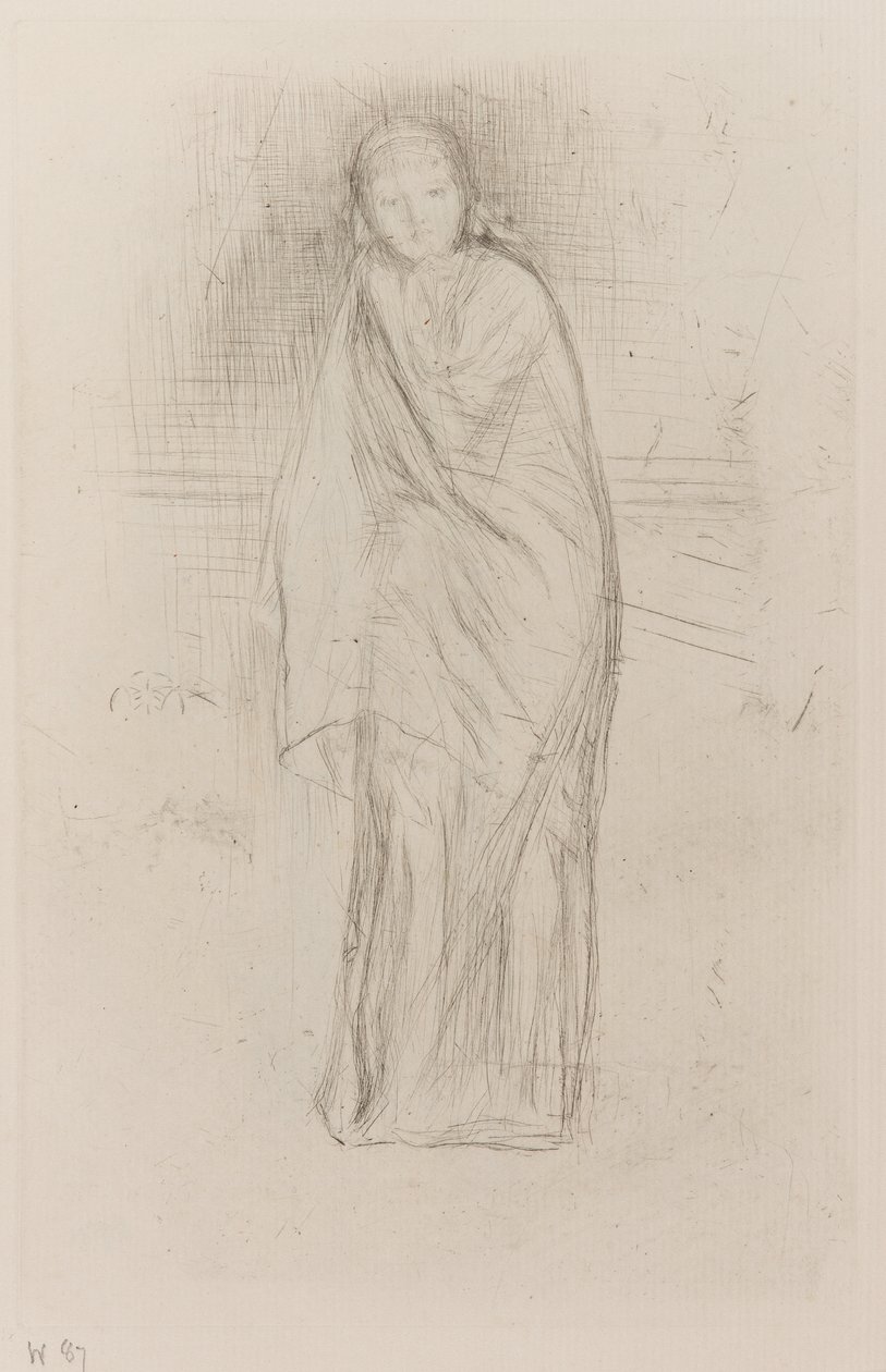 Modelo Draped de James Abbott McNeill Whistler