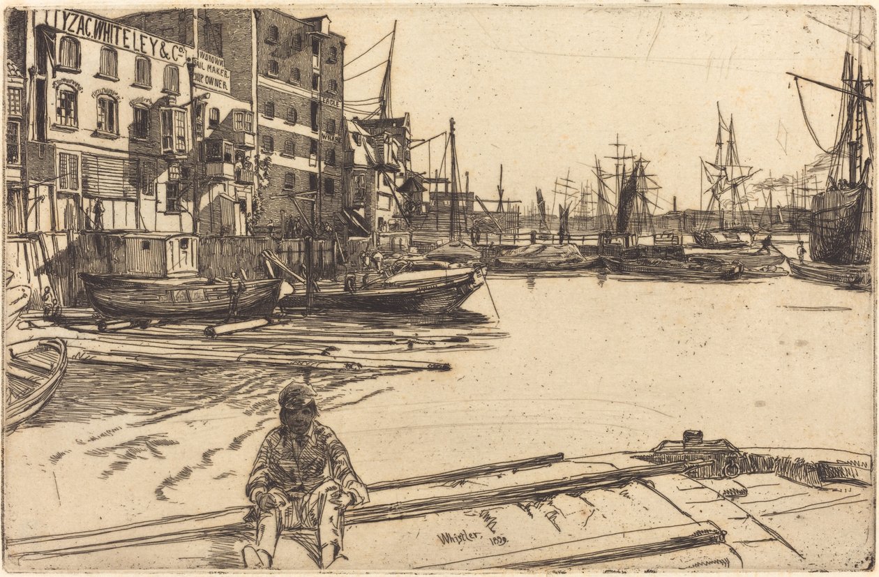 Muelle del Águila de James Abbott McNeill Whistler