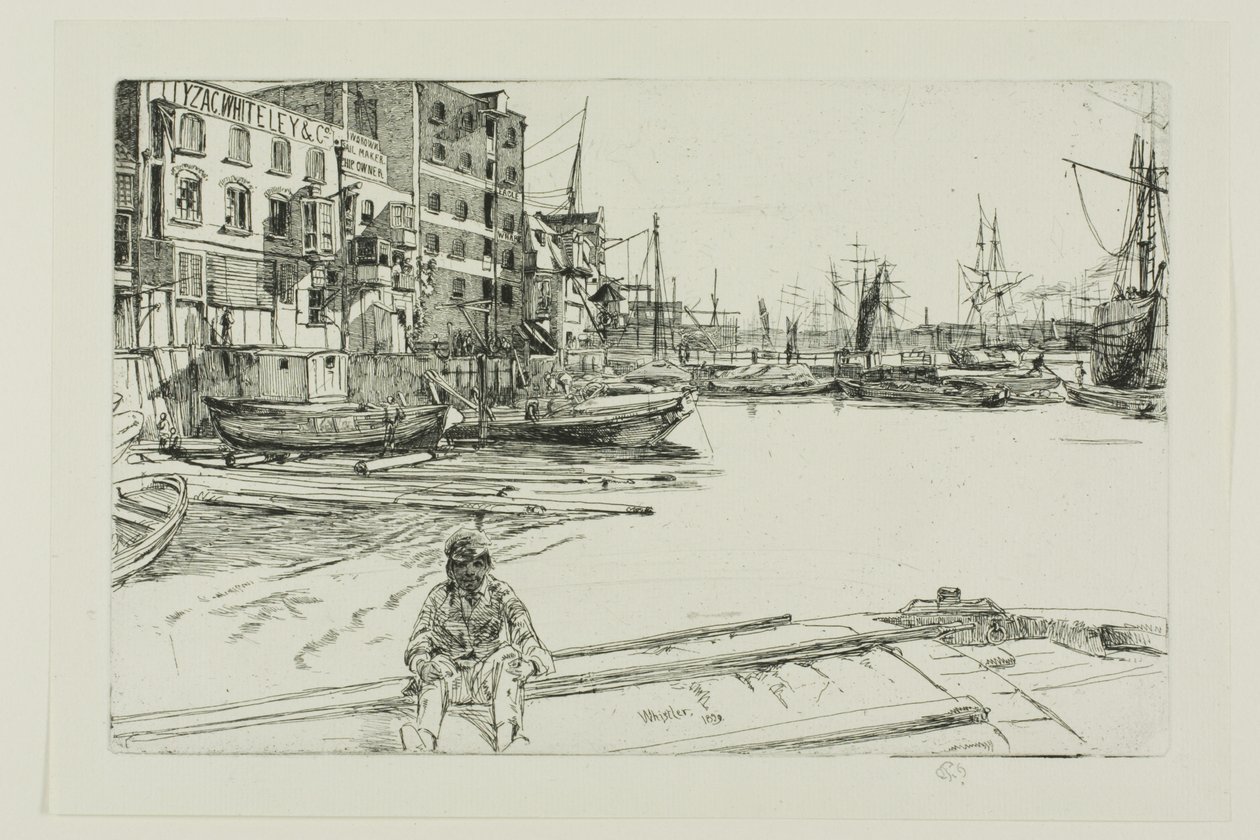 Muelle del Águila de James Abbott McNeill Whistler
