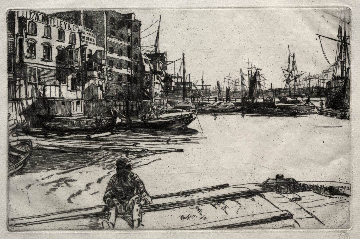 Eagle Wharf de James McNeill Whistler