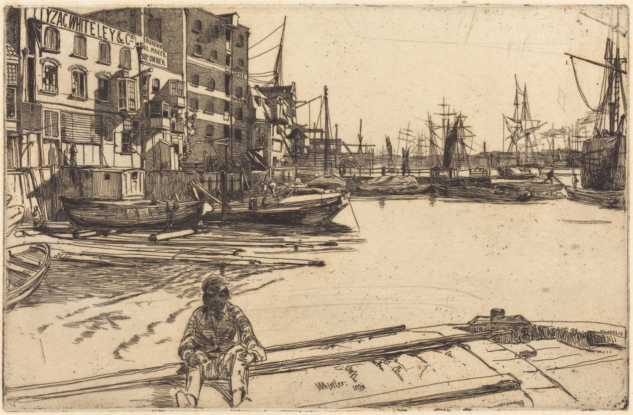 Muelle Eagle de James McNeill Whistler