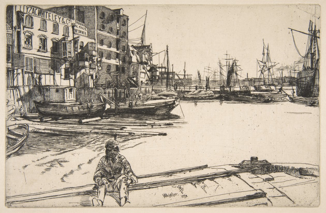 Muelle del Águila de James McNeill Whistler