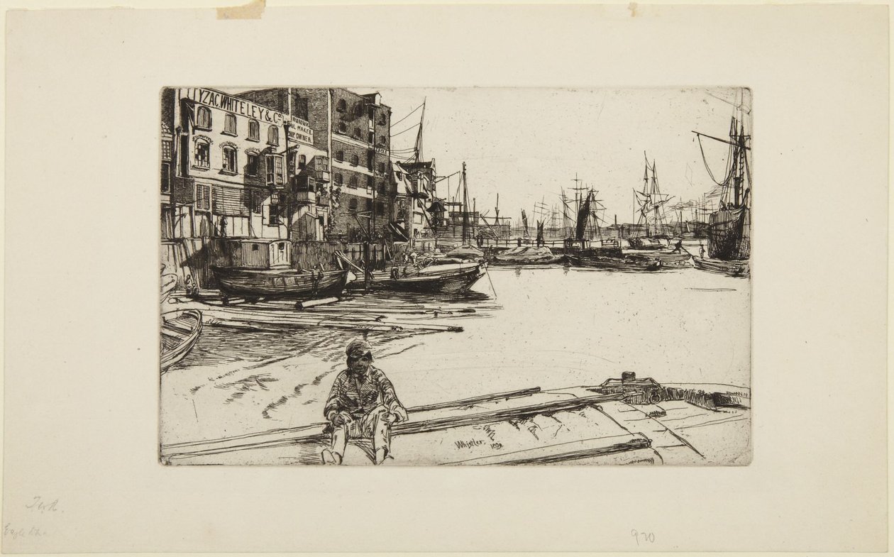 Muelle del Águila de James McNeill Whistler